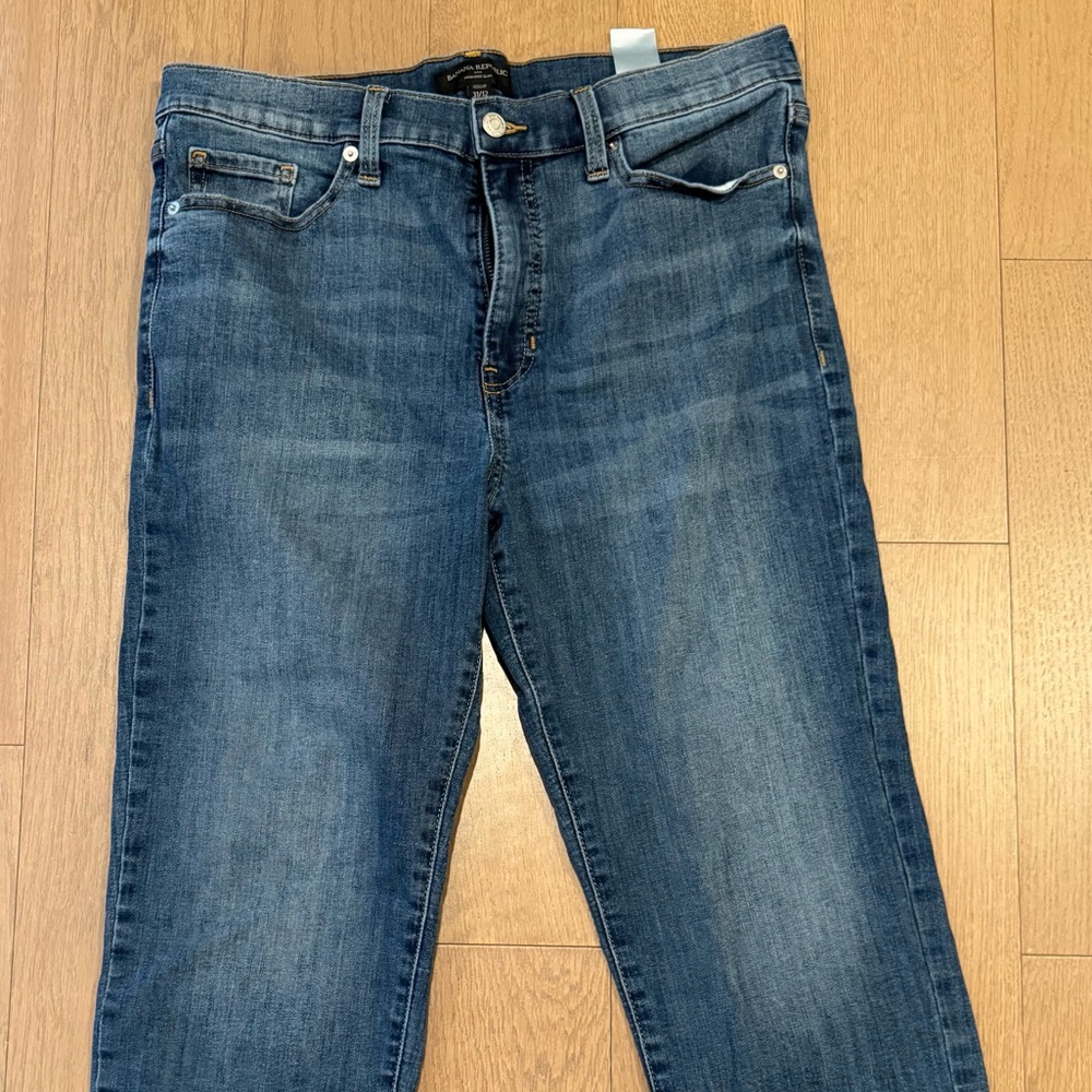 Banana Republic High Rise Blue Jeans